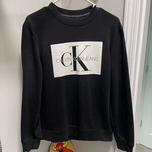 Calvin Klein Jeans Black Crewneck Sweater